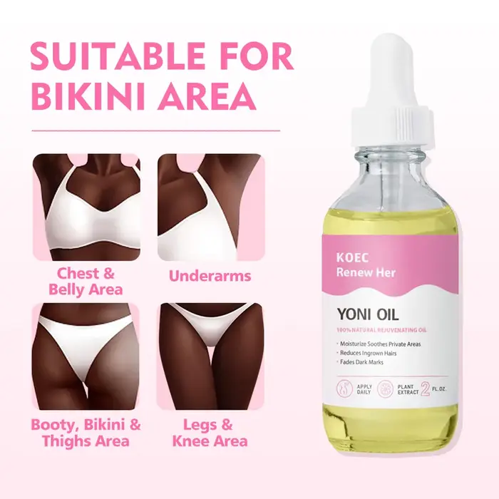 Huile féminine naturelle Huile vaginale hydratante pour le soin du vagin