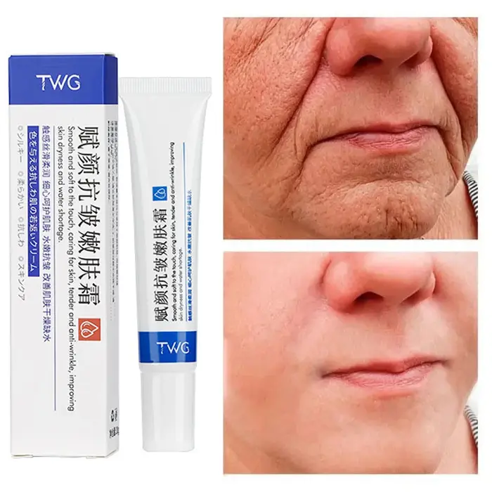 Crème pour le visage anti-rides, améliore les poches, raffermissant, estompe les ridules, Anti-âge, 