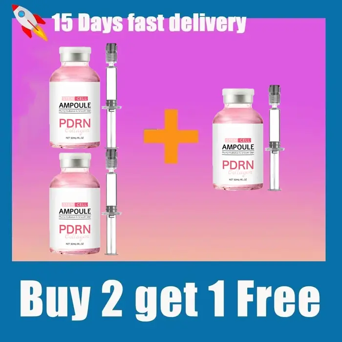 Sérum Ampoule ADN de Saumon PDRN Soin Avancé Réparation Profonde Renouvelle la Peau Éclaircit le Teint Renforce la Barrière Cutanée Essence Visage Raffermissante