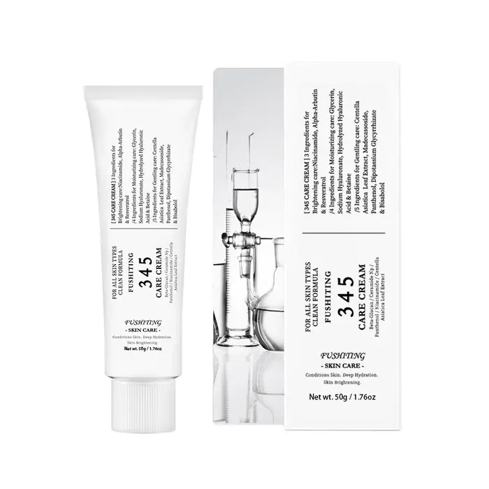 Marque 345 crème pour le visage coréen soins de la peau adoucissant hydrater crème pour le visage ré