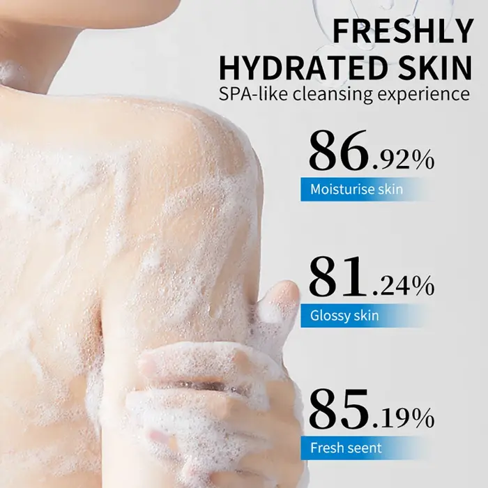 Gel douche à l'acide kojique