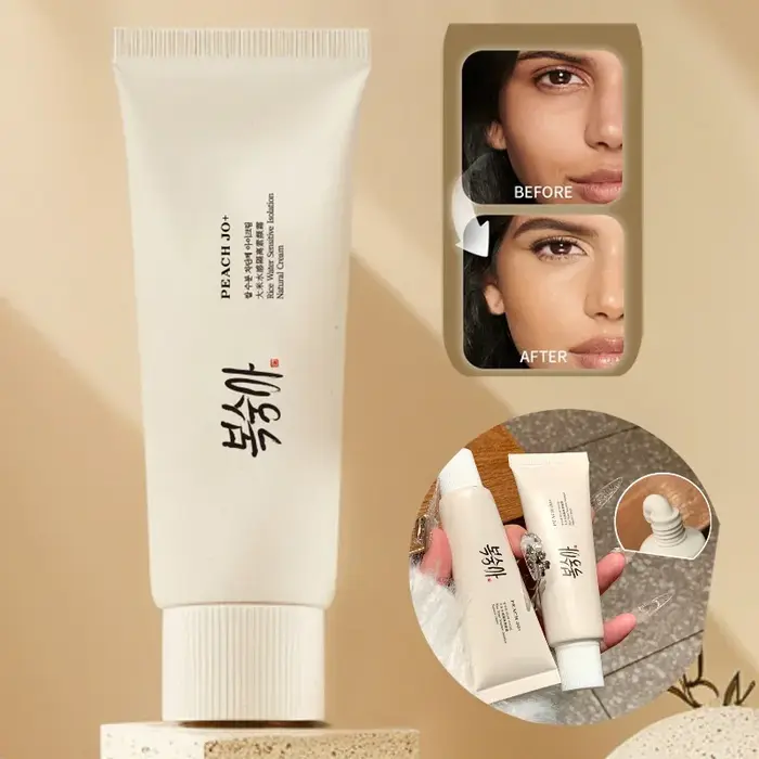 Marque riz à base d'eau apprêt corée du nord crème d'isolation nourrissante durable hydratante 50g