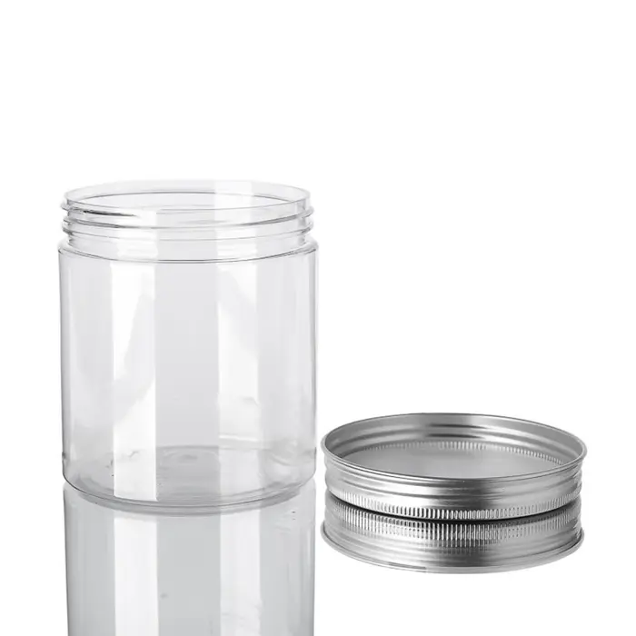 6 pcs/lot 80 ml couvercle en aluminium pots de crème Mini