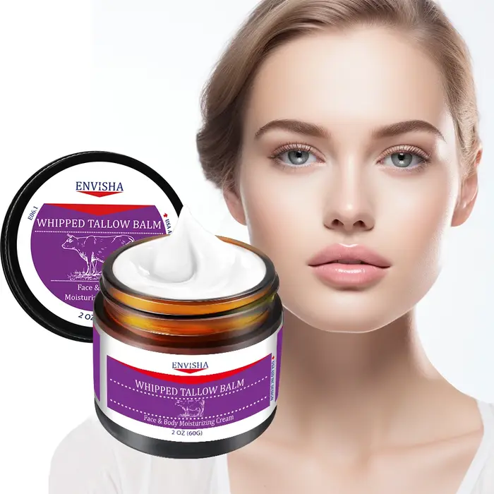 Crème pour le visage fouettée à l'acide hyaluronique