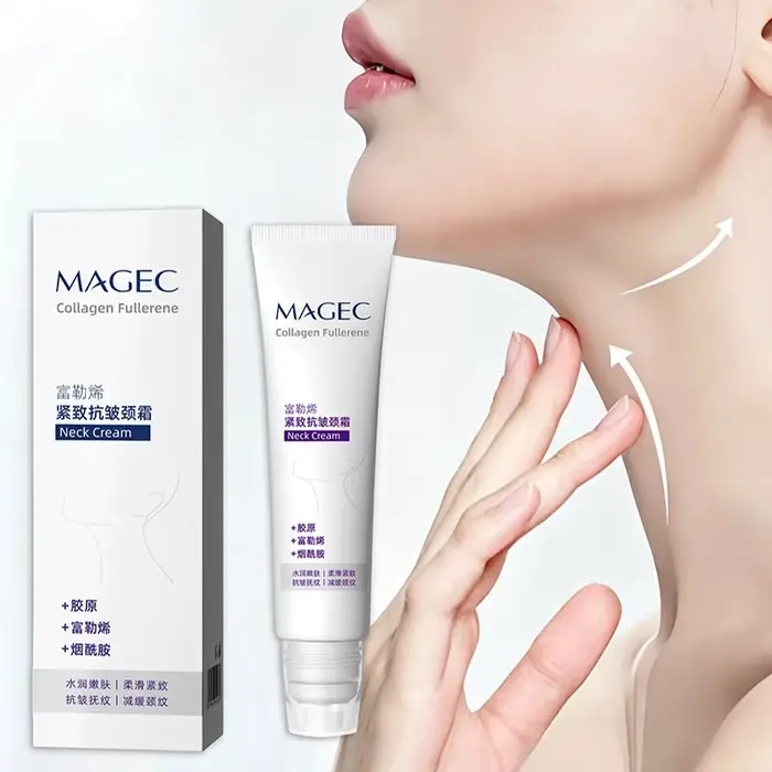Crème hydratante élastique pour le cou à la camomille 50g – Hydratation intense