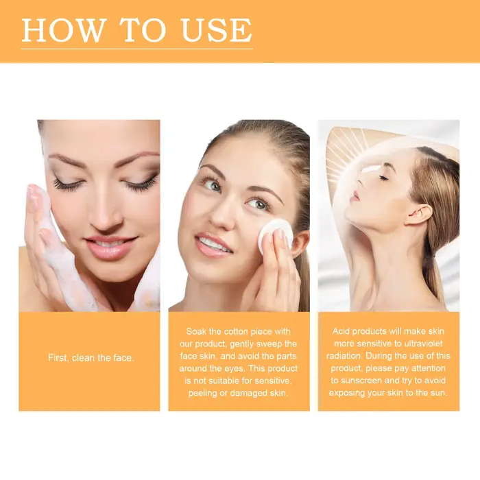 Solution tonifiante pour le visage à 7% d'acide glycolique