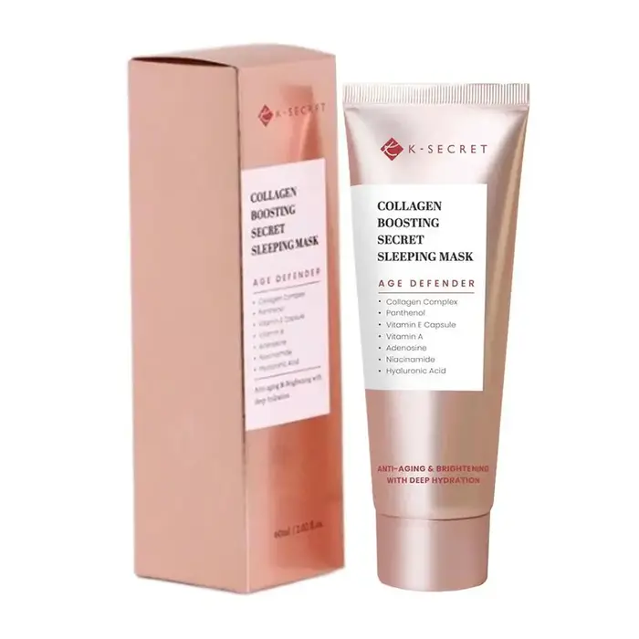 Masque de nuit hydratant et nourrissant 60 ml, lisse les ridules, soin anti-âge, renouvellement de l