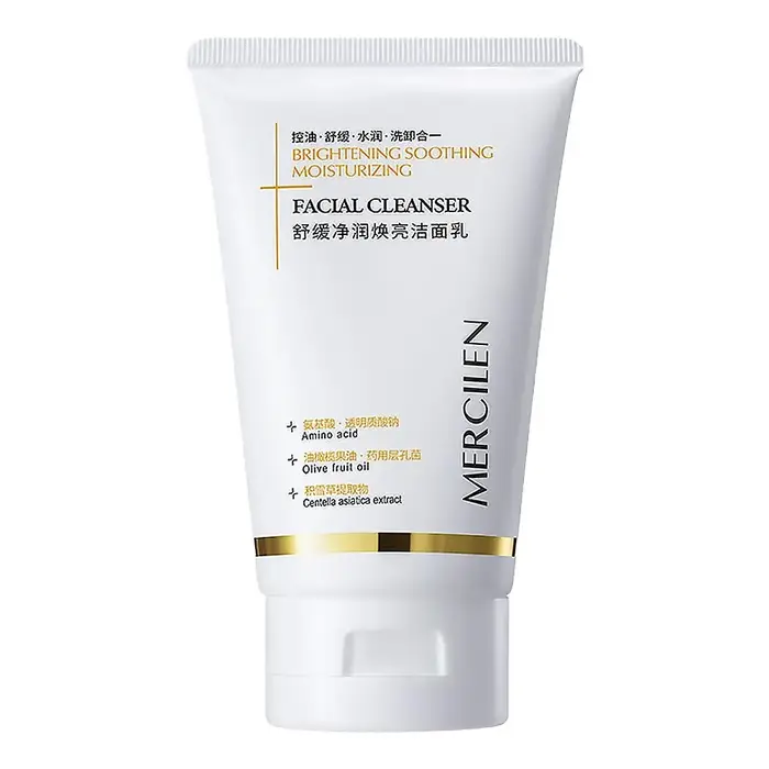 1/2/3pcs Mercilen 120G Nettoyant Visage Moussant Hydratant Nourrissant Rajeunissant Soin Nettoyant e