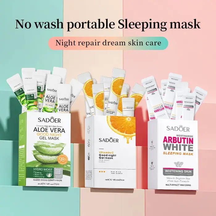 Masque raffermissant au collagène pour le visage, 60 pièces, 10000 masques hydratants, sans lavage,