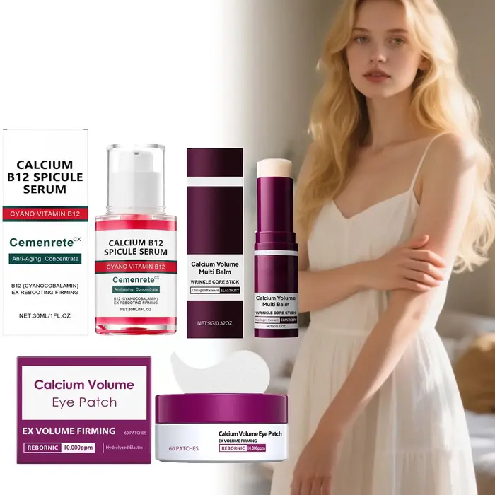 Ensemble de soins de la peau au Calcium