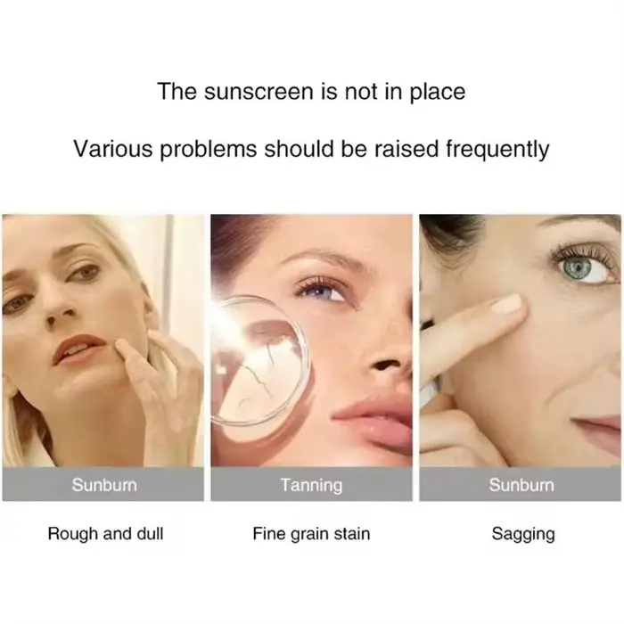 Crème solaire pour le visage et le corps éventuelles F50 +