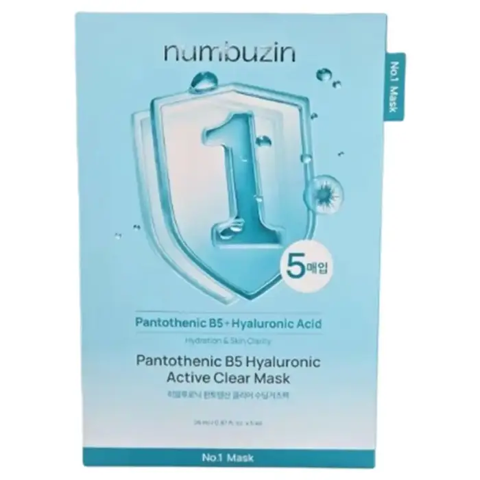 Numbuzin No.1 SOS Clear Skincare - Sérum apaisant actif B5, Tonique calmant, Masque actif à l'acide