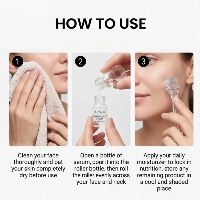 Ensemble de rouleaux de sérum nourrissant pour le visage