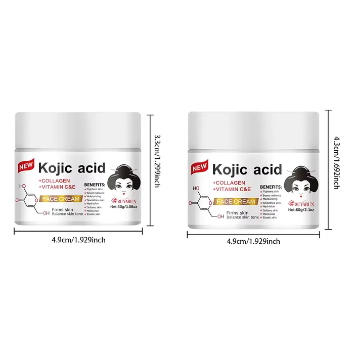 SUYARUN Crème à l'acide kojique à la propolis et à la vitamine E – éclaircissante