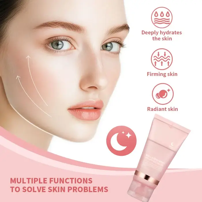 Ensemble masque et brosse pour le visage au collagène