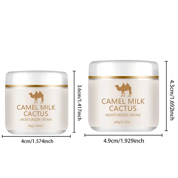 【Camel Milk & Cactus】Crème hydratant - Hydratation 72 heures