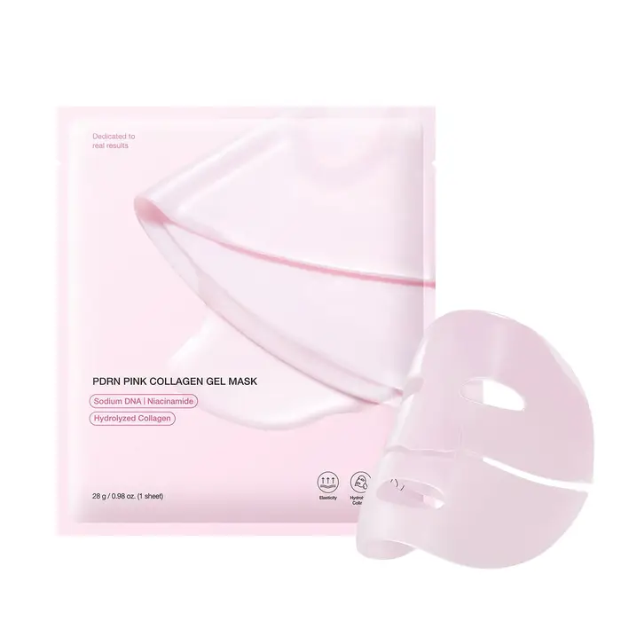 Masque au collagène de nuit, masque facial PDRN au salon, pour lueur en verre, élasticité de la peau