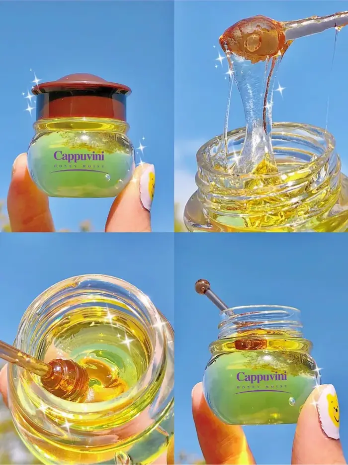 Le masque à lèvres Transparent Honey Pot hydrate