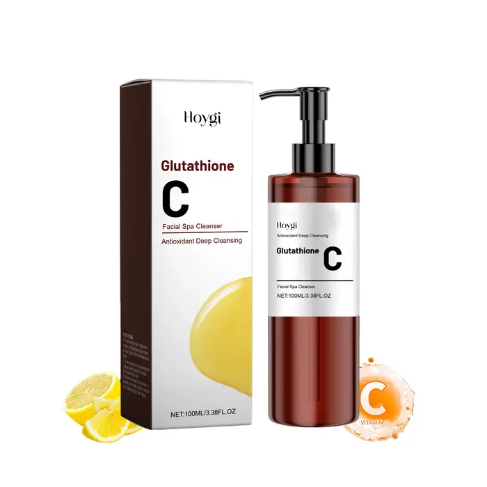 Huile nettoyante à la vitamine C, démaquillante, nettoyage en profondeur des pores, élimination des