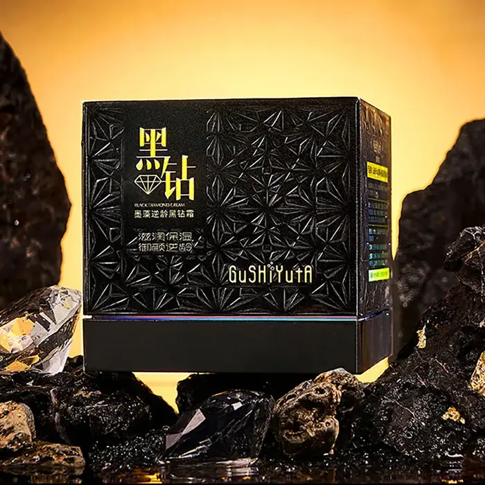 Crème pour le visage en feuille d'or aux algues