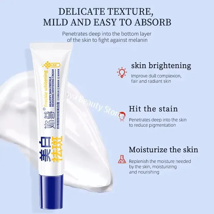 Crème blanchissante puissante anti-taches
