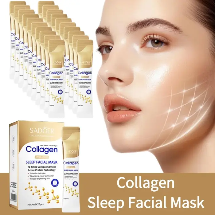 Masques qualifiée aux de sommeil au collagène pour femmes