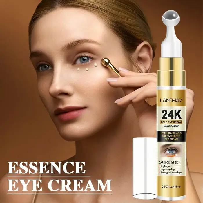 Crème pour les yeux à l'or 24 carats