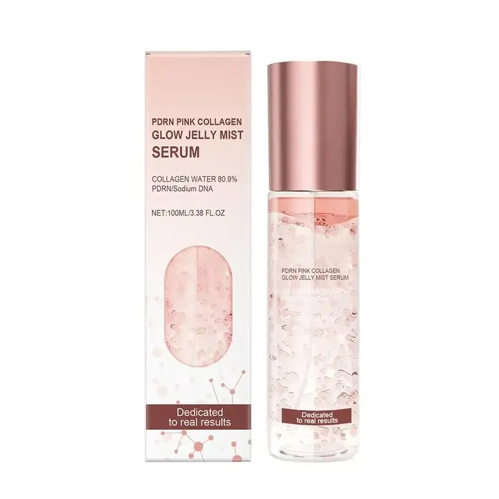 Sérum en brume éclatante 100ml PDRN Collagène Acide Kojique Curcuma Vitamine C Hydratant Éclaircissa