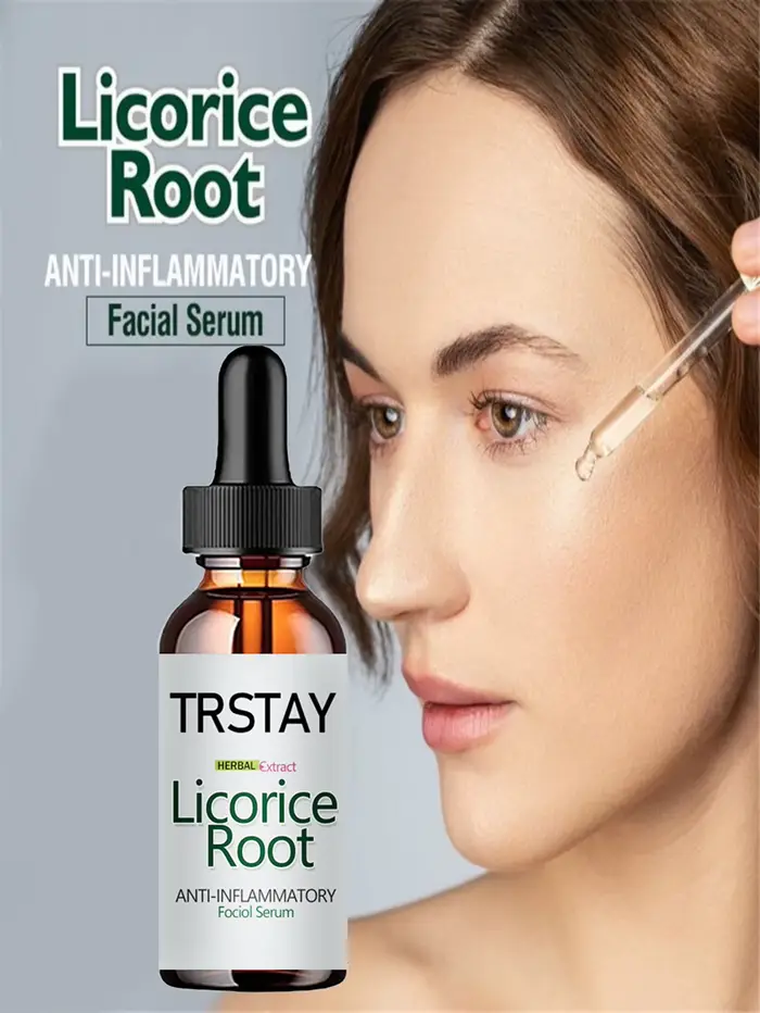 Extrait d'herbes réglisse essence anti-inflammatoire soin en profondeur, hydratant, transparent, pea