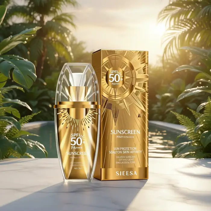 Crème solaire visage Little Golden Jar SPF50 Protection UV Non grasse Crèmes solaires d'été Bloqueur de beauté