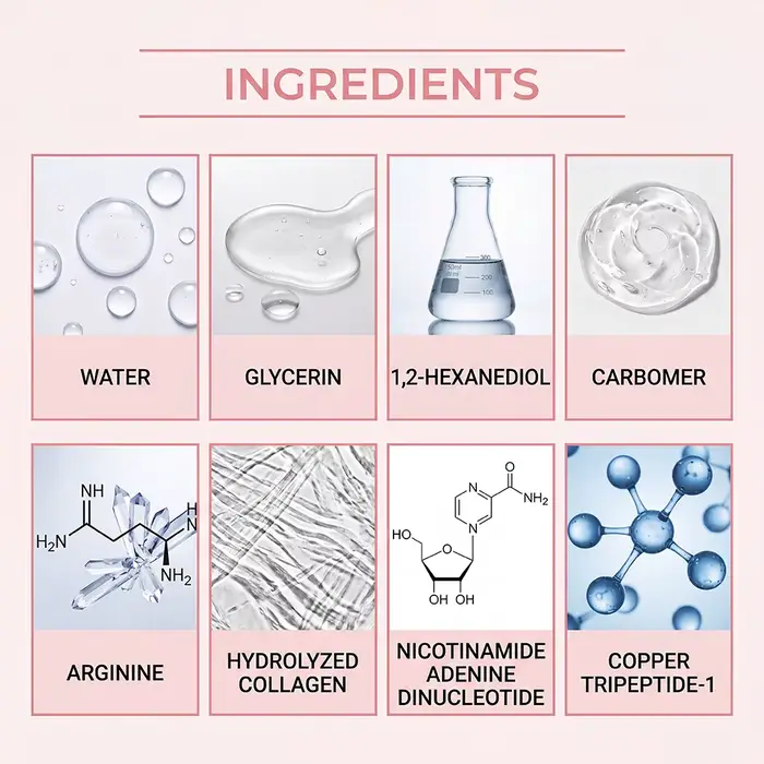 Sérum Éclat Repulpant Hydratation Intense Lissant Booster de Luminosité Essence Visage Revitalisante