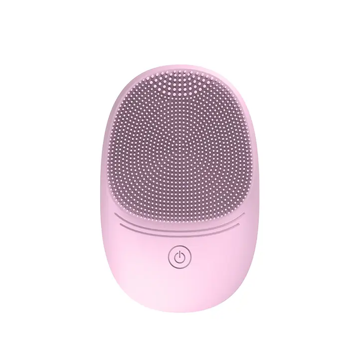 Nettoyant pour le visage électrique en silicone souple, brosse nettoyante, brosse nettoyante à vibra
