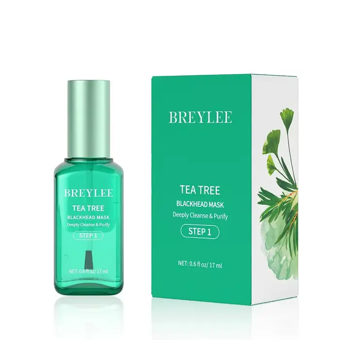 BREYLEE nouveautés arbre à thé nez bande Absorption profonde points noirs Peel Off masque dissolvant sérum