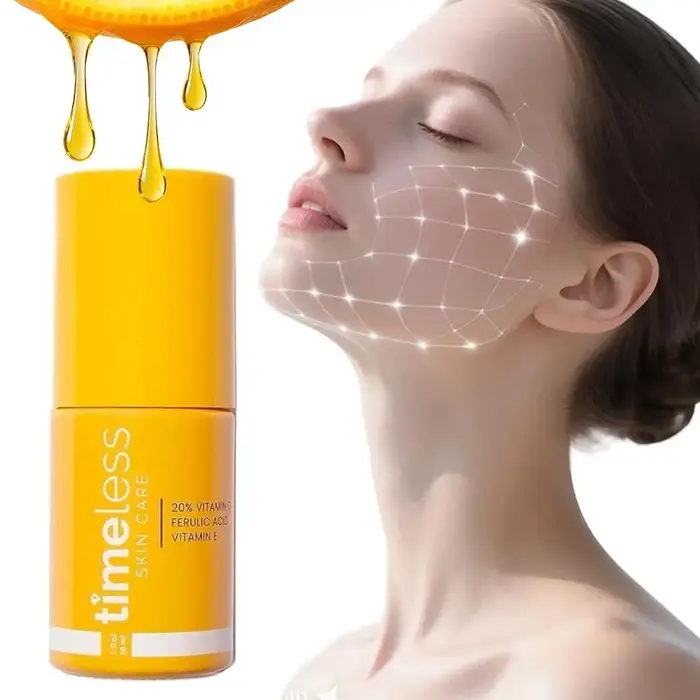 Soin de la peau intemporel - Sérum à 20 % de vitamine C - Éclaircit le teint