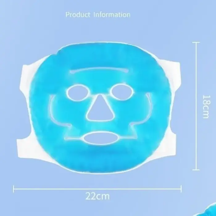 Masque facial réutilisable en gel chaud et froid pour la thérapie