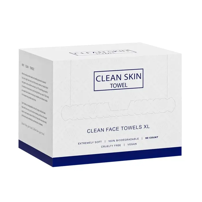 Serviettes jetables pour le visage, lingettes nettoyantes épaisses et grandes, démaquillant exfolian