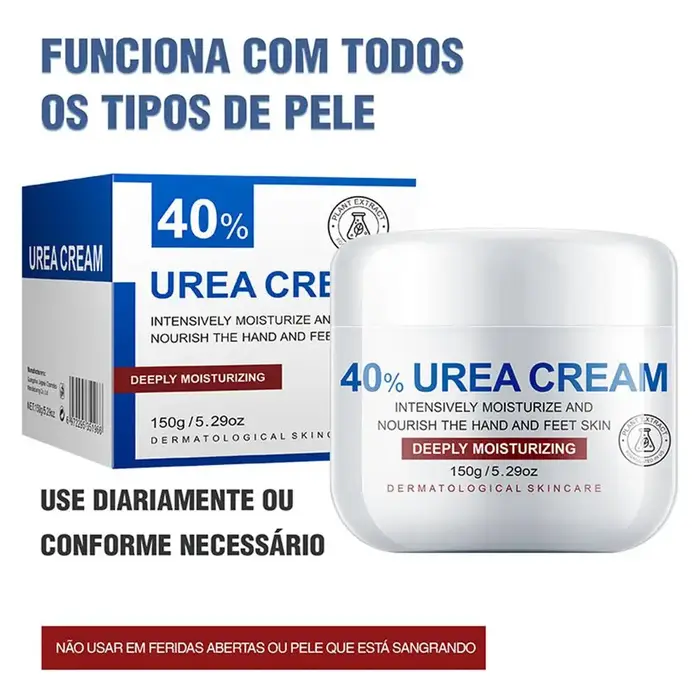 40% crème à l'urée Anti-fissuration hydratante Exfoliation adoucissante élimination des peaux mortes