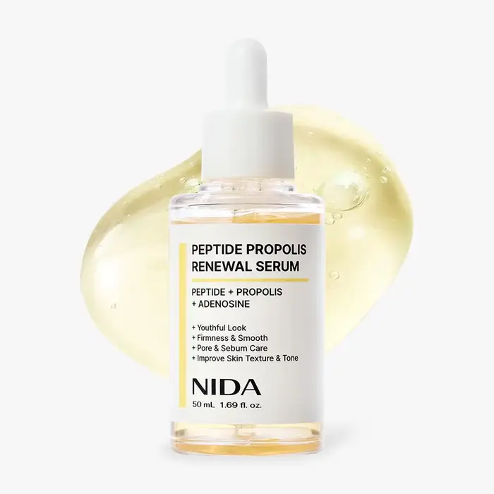 Crème pour le visage à l'extrait de plantes NIDA + Essence pour les yeux | Crème hydratante anti-r