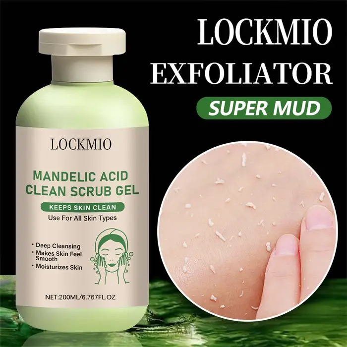 Gel de gommage propre à l'acide mandélique