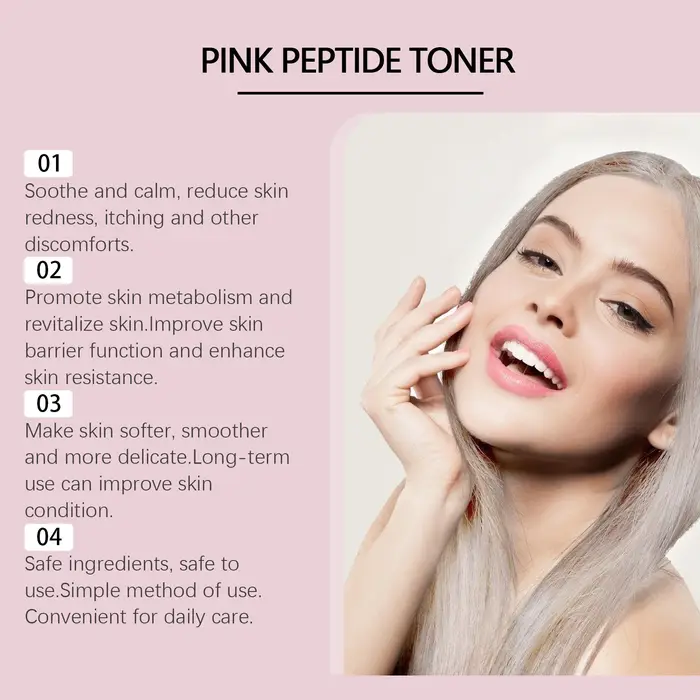Tonique à l'essence de Rose brillant pour la peau