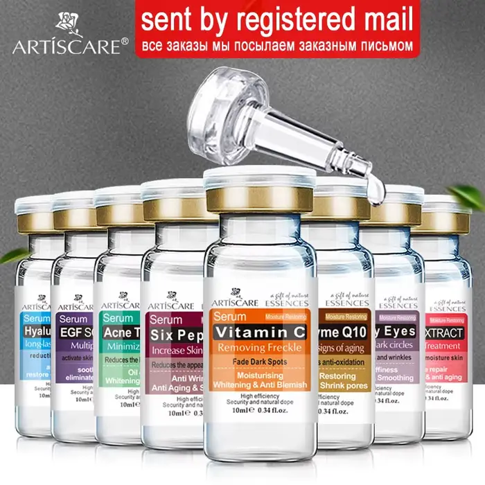 ARTISCARE sérum visage Super Luxruy 8 pièces pour hydratant et nourrissant visage Essence rajeunisse