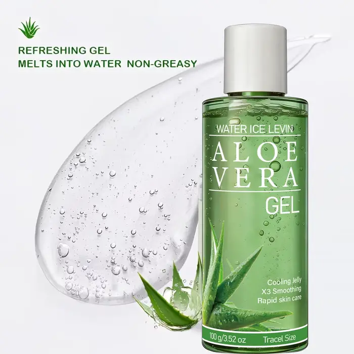 Gel d'aloe vera avec acide hyaluronique