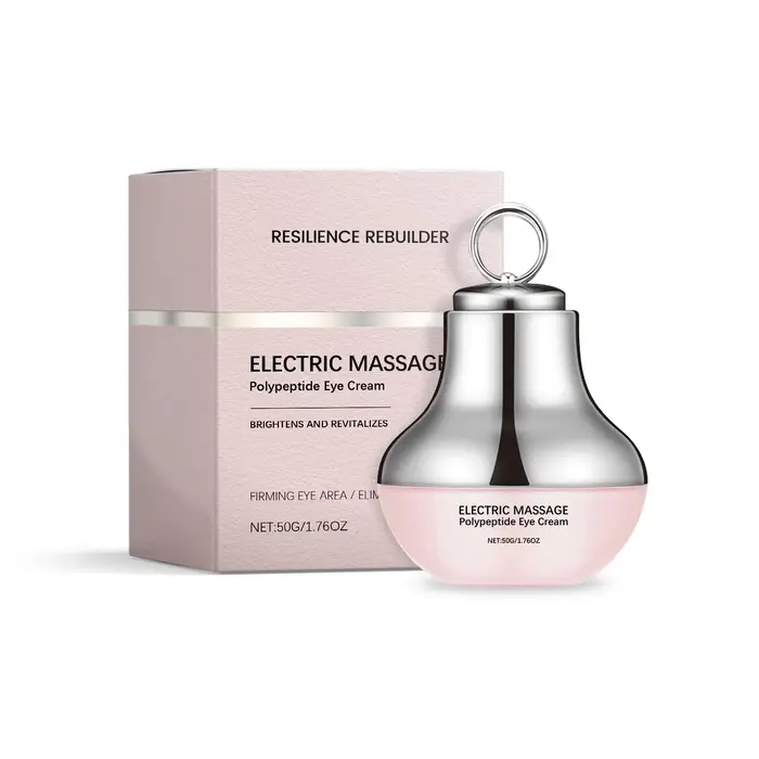 Crème pour les yeux polypeptidique, Massage électrique, éclaircissante, cernes, poches, élimine les 