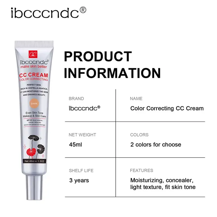 Erborian Centella Asiatica crème CC correctrice de couleur réparation du visage BB