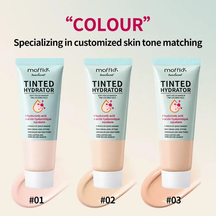 Crème hydratante teintée