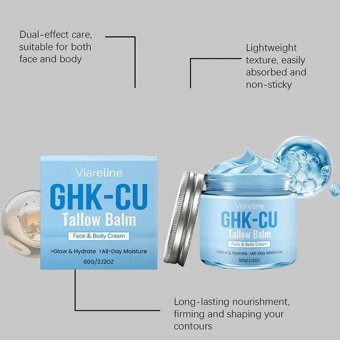 Crème au peptide GHK-Cu pour le visage
