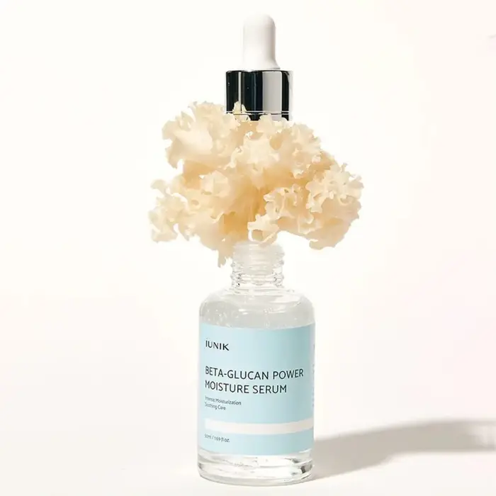 Sérum hydratant iUNIK bêta-glucan Power bleu sans Niacinamide