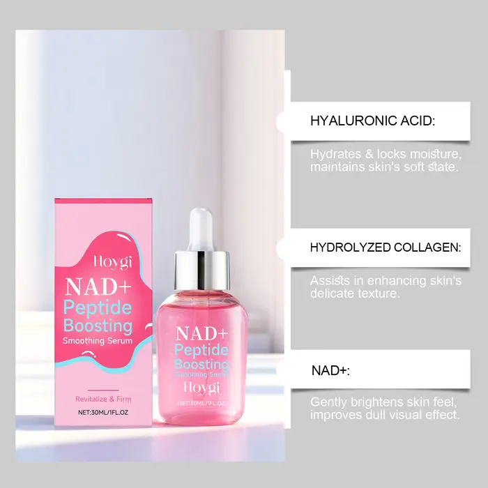 Sérum lissant et raffermissant NAD+ à base de peptides