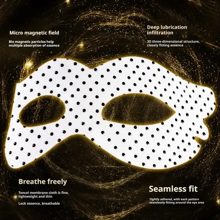 Masque Contour des Yeux Coréen Mercilen Peptide Golden Collagen Anti-Rides Double Action Raffermissant Lissant Anti-Cernes Soin de la Peau