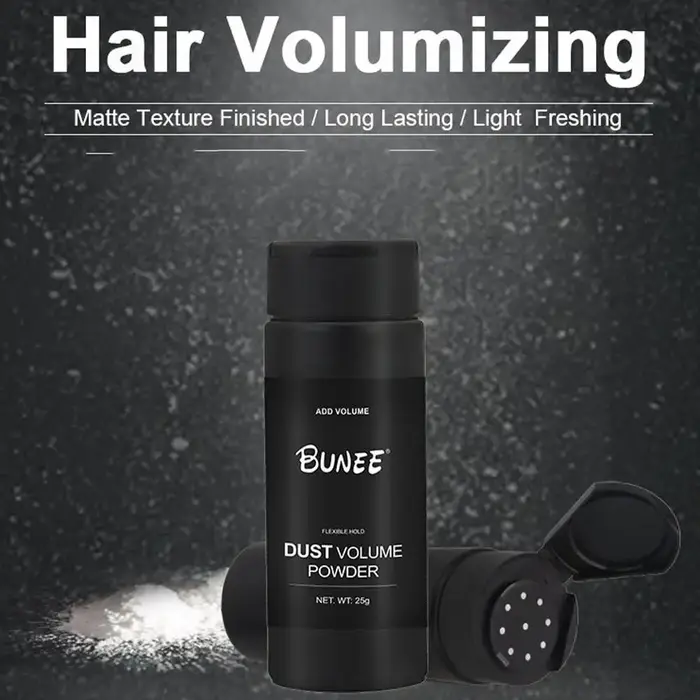 Poudre coiffante longue durée pour hommes et femmes
